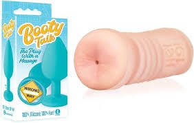 Booty Talk Wrong Way Butt Plug Teal – view 2