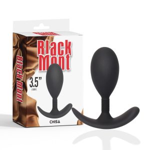 Black Mont 3.5 Inch Anal Play Plug M