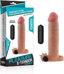 Pleasure x Tender Add 1 Inch Sleeve Flesh – view 3