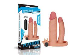 Pleasure x Tender Add 1 Inch Sleeve Flesh – view 2