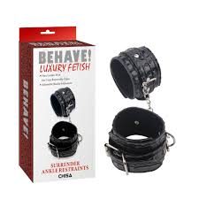 Behave Surrender Ankle Restraints Black