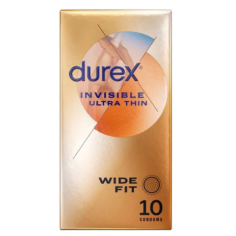 Durex Invisible Larger 10 Pack