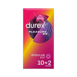 Durex Pleasure Me Latex Condoms 12 Pack