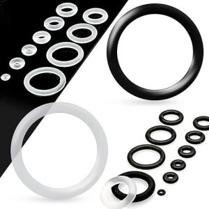 Hi Basics Longer & Harder Donut Rings Black