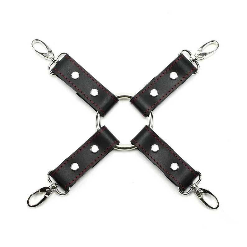 Love in Leather Gold Hogtie Piece