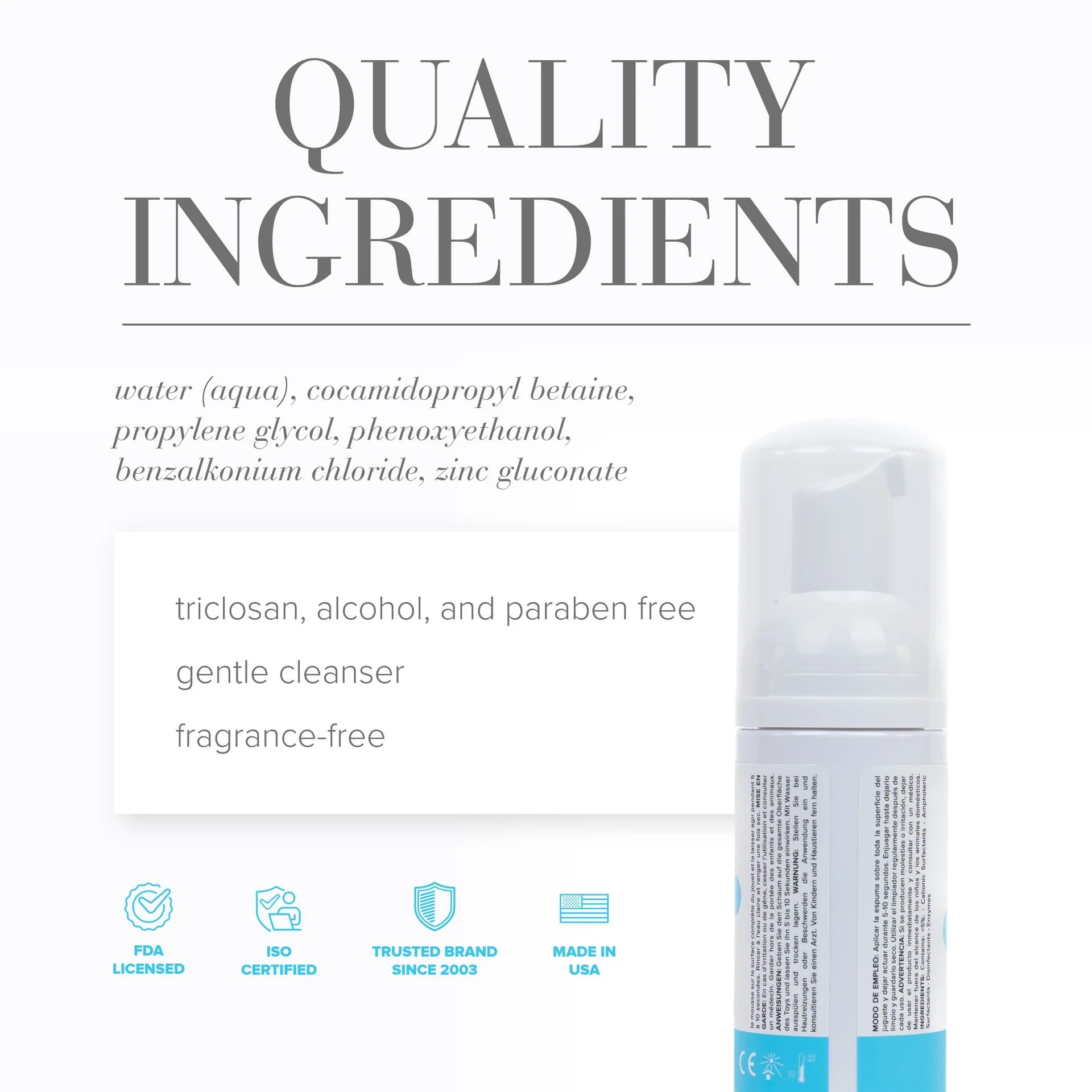 JO Refresh Unscented Anti-Bacterial Toy Cleaner 50ml – view 2