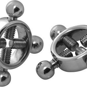 Master Series Rings of Fire Stainless Steel Nipple Press Set