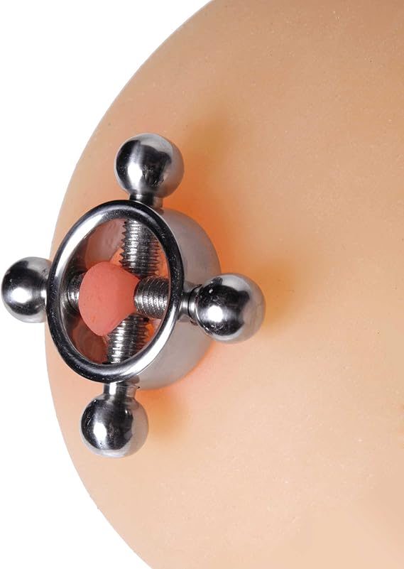 Master Series Rings of Fire Stainless Steel Nipple Press Set – view 2