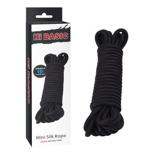 Hi Basic Mini Silk Rope 10m Black