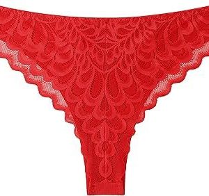 Red Floral G String XL14