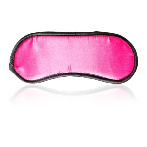 Poison Rose B105 Faux Leather Fur Shaped Blindfold Pink