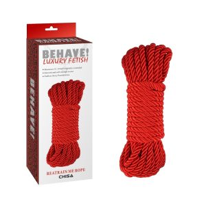 Behave Luxury Fetish Restrain Me Rope Red