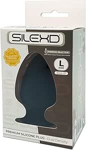 Silexd Thermo Reactive Butt Plug Xs Black
