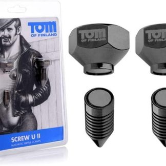 Tom of Finland Screw U 2 Magnetic Nipple Clamps