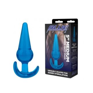 BLUE LINE 5in MEDIUM TAPERED BUTT PLUG