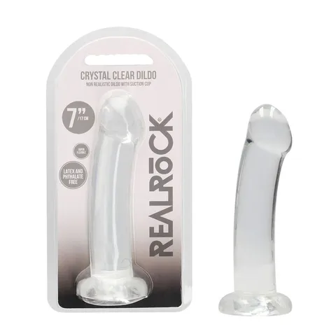 Realrock Non Realistic Dildo Clear – view 2
