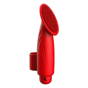 Luminous Thea Bullet With Silicone Sleeve 10 Speeds Red