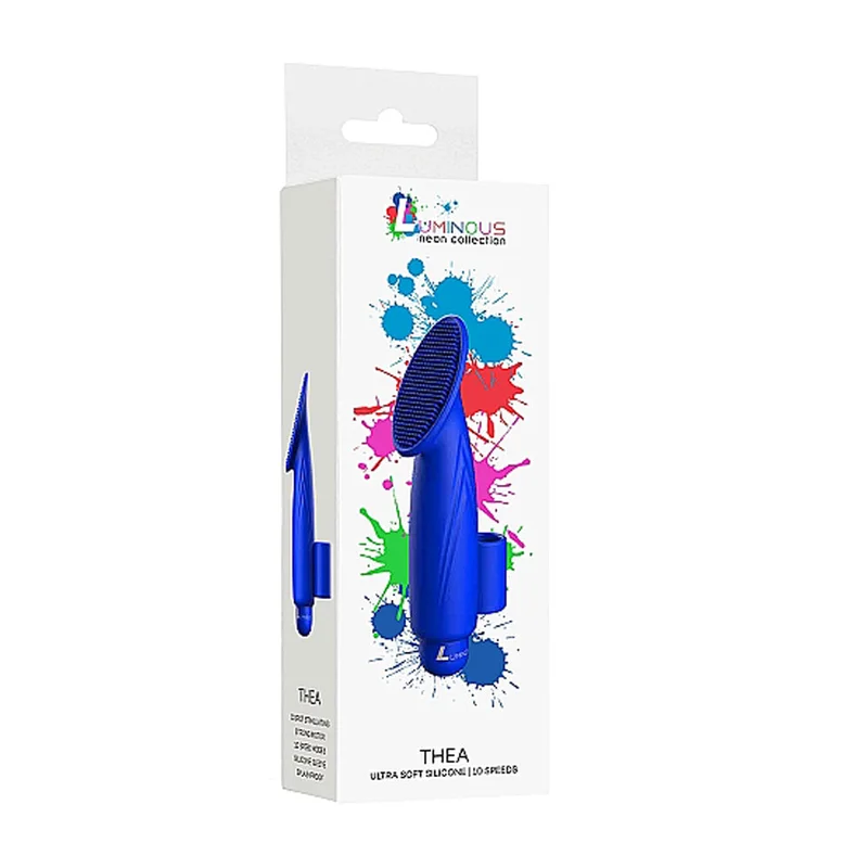 Luminous Thea Bullet with Silicone Sleeve 10 Speeds Royal Blue