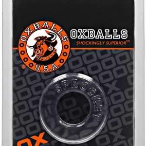 Oxballs Sprocket No Roll Cockring Clear