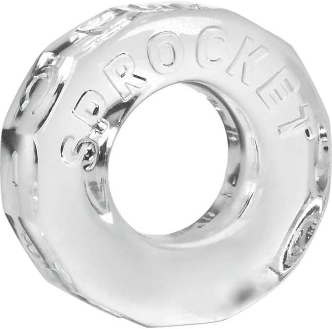 Oxballs Sprocket No Roll Cockring Clear – view 2
