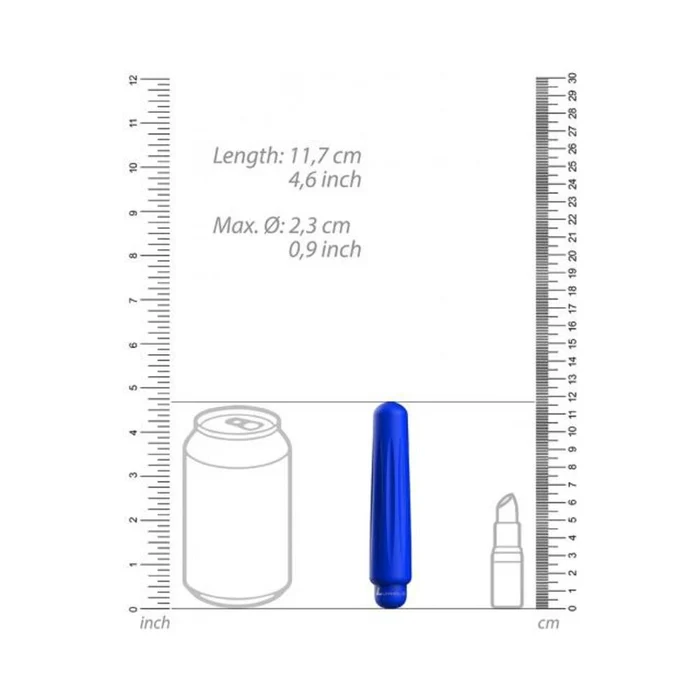Luminous Delia Bullet With Silicone Sleeve 10 Speeds Royal Blue – view 3