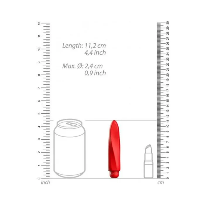 Luminous Myra Bullet With Silicone Sleeve 10 Speeds Red – view 3