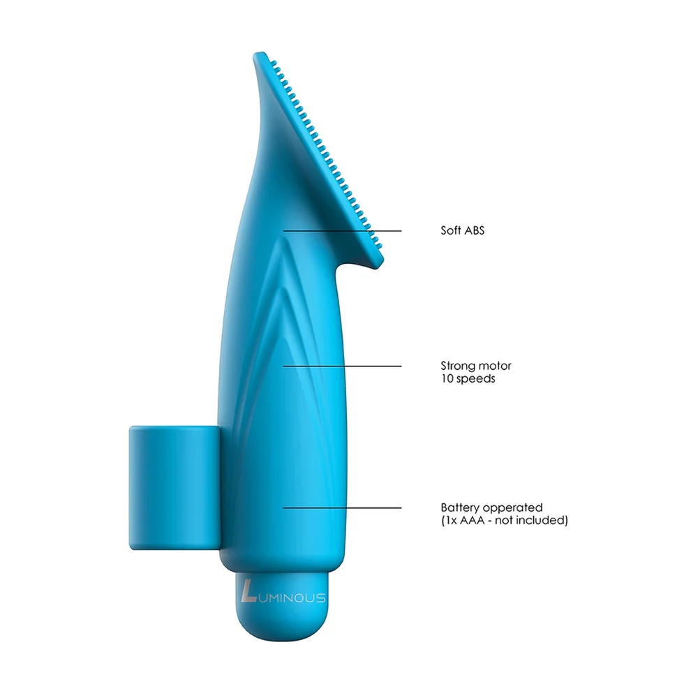 Luminous Thea Bullet With Silicone Sleeve 10 Speeds Royal Blue Turquoise – view 3