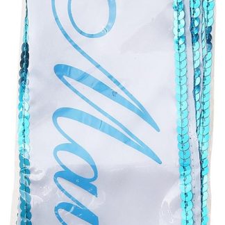 Maid of Honor Party Sash White