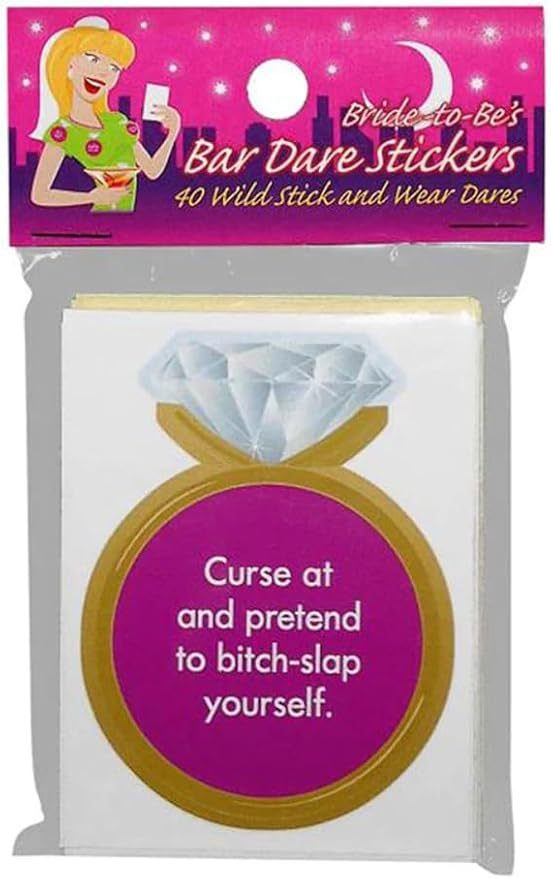 Bride to Be Bar Dare Stickers – view 2