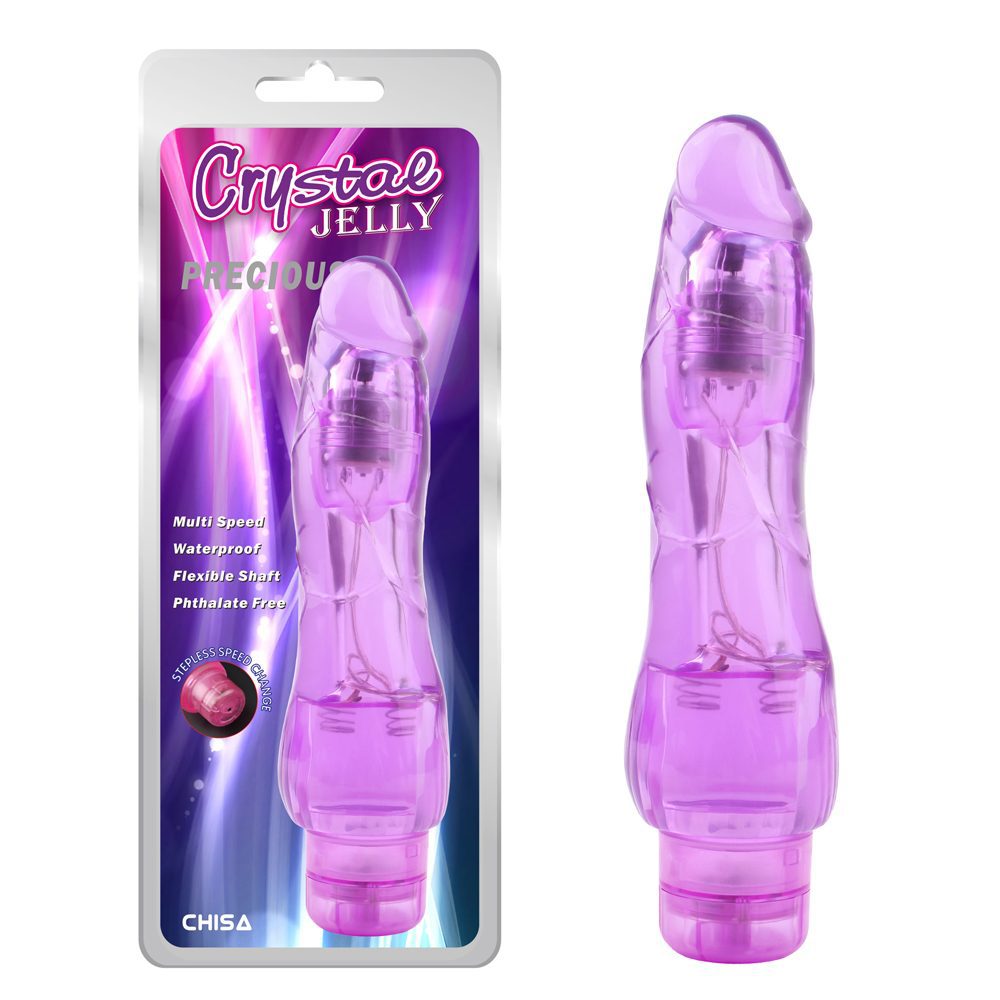 Chisa Crystal Jelly Vibrating Dong