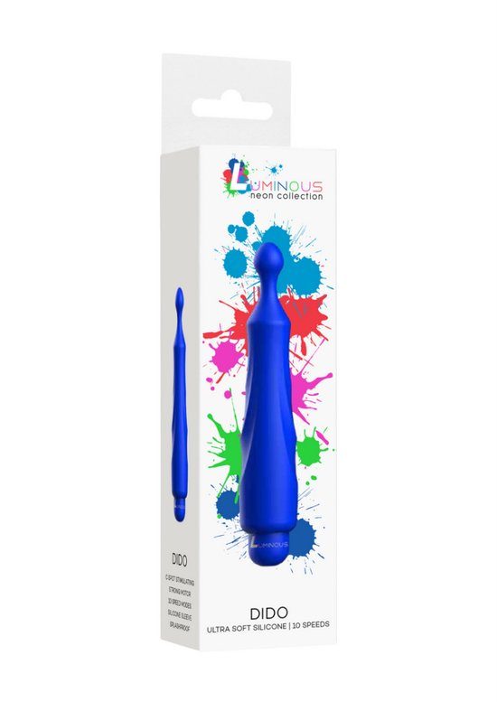Luminous Delia Bullet With Silicone Sleeve 10 Speeds Royal Blue
