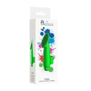 Luminous Thea Bullet With Silicone Sleeve 10 Speeds Green