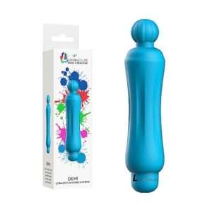 Luminous Demi Bullet With Silicone Sleeve 10 Speeds Turquoise
