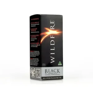Wildfire Black All Over Pleasure Oil 100ml Black