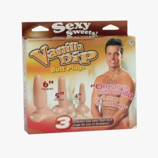 Vanilla Dip Butt Plugs (3)