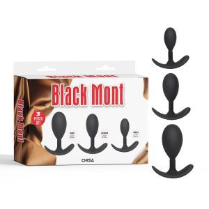 Black Mont 3 Piece Anal Set