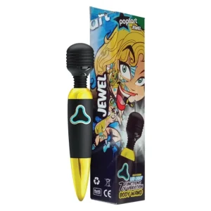 Poptart Rechargeable Bodywand Jewel Black and Gold