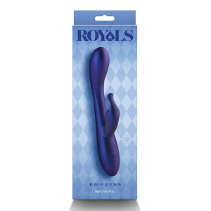 Royals Empress Metallic Blue Rabbit Vibrator