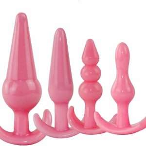 Anal Plug Training Set 4 Pink