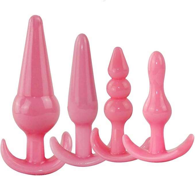Anal Plug Training Set 4 Pink