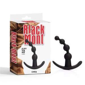 Black Mont Renegade 5.6 Inch Vibrating Anal Beads
