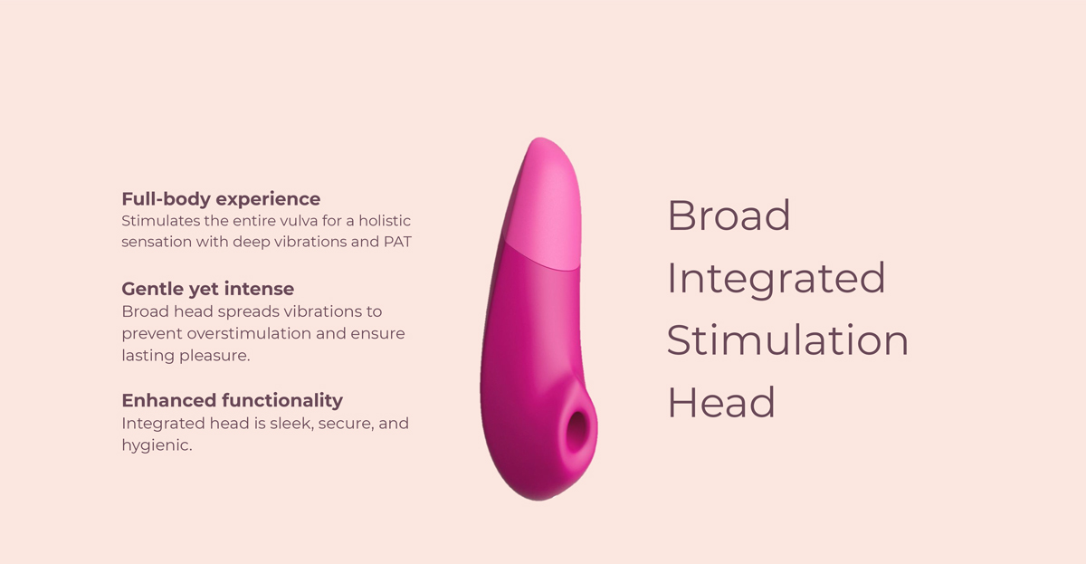 Womanizer Enhance 2 in 1 Air Massage & Clitoris Vibrator Pink