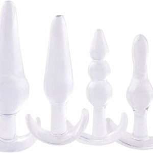 Anal Plug Training Set 4 Clear