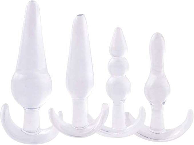 Anal Plug Training Set 4 Clear