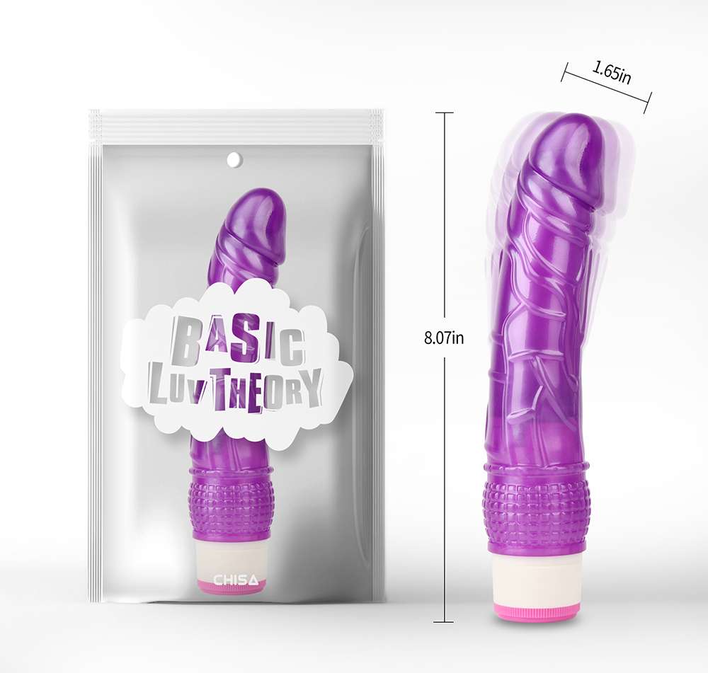 Basic Luv Theory Wild Penetrator Purple 8 Inch – view 3