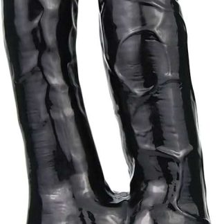 Double Dildo 9 Inch Black