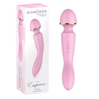 Diamonds by Playful the Emperor Wand Massager Pink