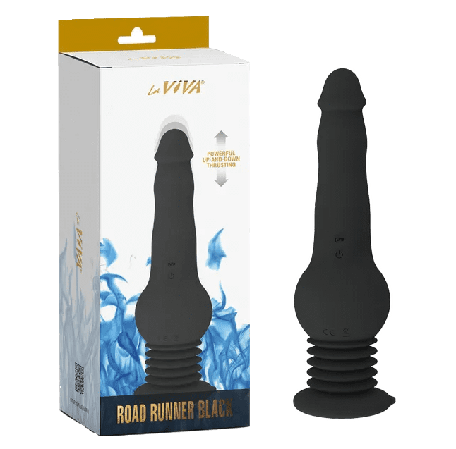 La Viva Road Runner Thrusting Vibe Black