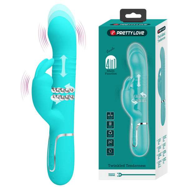 Pretty Love Coale 4 In 1 Multi Function Vibrator Seafoam