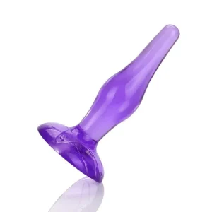 Jelly Anal Plug 5 Inch Purple